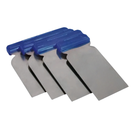 [10451] طقم سكين معجون حديد 4 قطع