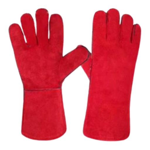 [10614] كفوف لحام احمر باكستاني