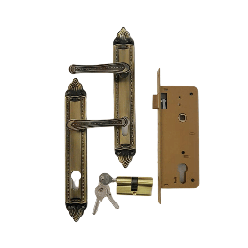 [30027] كالون باب خشب مع مسكة صيني خفيف